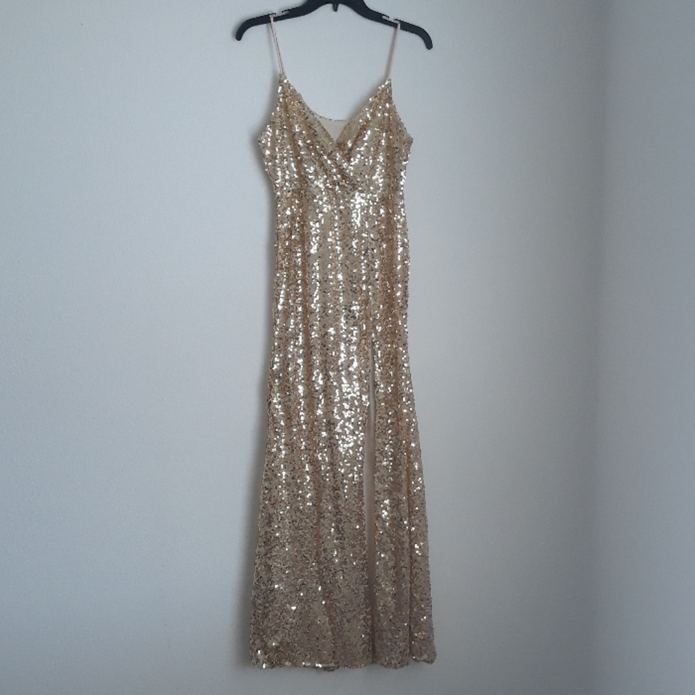 Beautiful Gold Sequin Dress